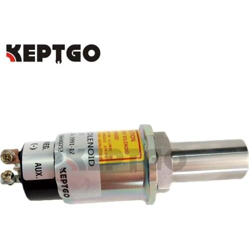 836640253 12V Shutoff Solenoid For MF7250 MF7252 MF8160 Tractor 634 620 Engine SA-3991-12 1751-12B7XU1S2A