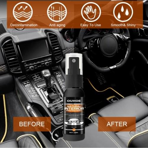 Car interior Plastic Exterior Coating Cleaner Wax Instrument Agent Auto Panel Recovery Restorer Retreading Chemicals Refresh