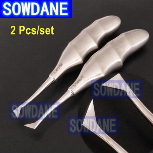 2 pcs Dental Minimally Invasive Root Elevator Tooth Extracting Tools Dental Surgical Tool Dental Tooth Elevators