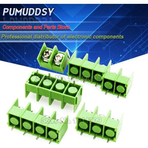 5PCS KF7.62 2P 3P 4P Terminal Connector Screw Spliced Pitch 7.62MM 2PIN 3PIN 4PIN For Arduino