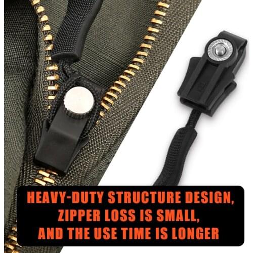 6Pcs/Set Universal Fix Zipper Slider Zipper Head Replacement For Broken / Wearable Sliders Instant Repair Zipper Useful