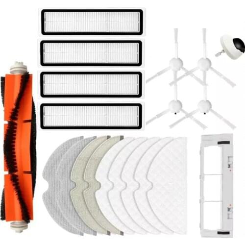 Promotion!for Dreame D9 Robot Vacuum Cleaner Replacement Accessories Main Brush Cover Side Brushes HEPA Filter Mop Rag Wheel Par