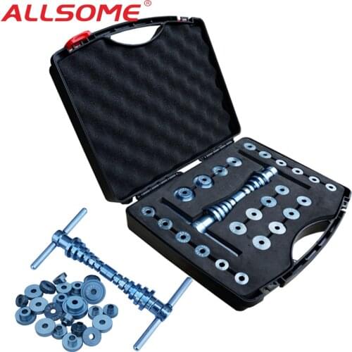 ALLSOME Bicycle Bottom Bracket Hub Bike BB Axis Bearing Removal Press Installation Tool Kit Set Hand Tool Set