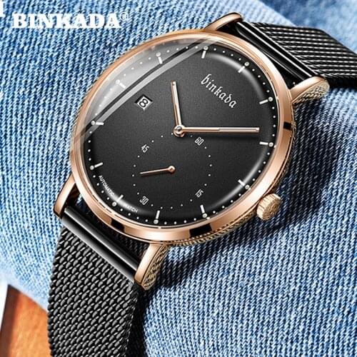 Binkada Mens Gold Watch