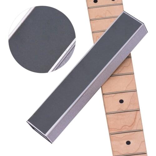 Guitar Fret Leveling Beam Guitar Fret Leveling Bar 20CM with Replacement Sandpaper Guitar Maintenance Tool Guitar Accessories