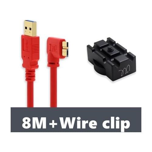 3m-10m tethered shooting cable, USB3.0 to micro-b camera computer cable, SLR transmission line, suitable for Canon Nikon cameras