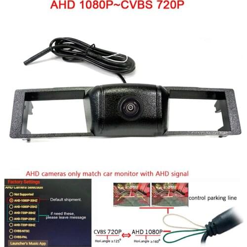 180deg CCD HD car front brand camera for Porsche Cayenne Macan 2015 2016 2018 2019 front grille camera Front positive Camera