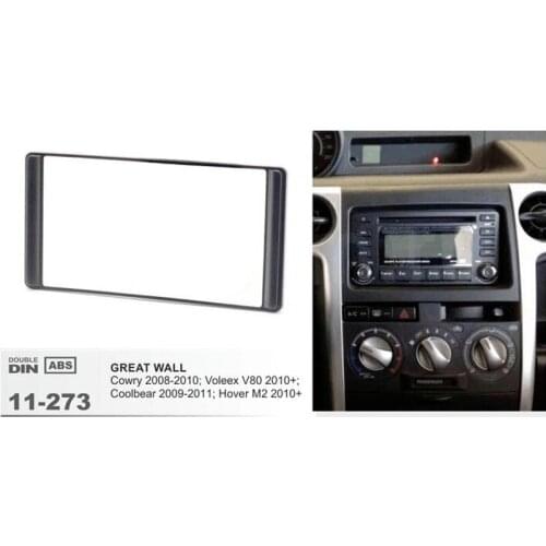 11-273 Top Quality Installation Surround Fascia Trim CD Dash Kit for GREAT WALL Cowry Fascia Dash CD Trim Installation Frame Kit