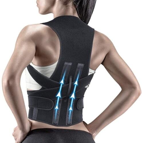 Unisex Back Waist Posture Corrector Adjustable Adult Correction Belt Waist Trainer Shoulder Lumbar Brace Spine Support Belt Vest