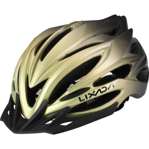 Lixada Bicycle Helmet Rear Light bicycle helmet women men light breathable bicycle safety outdoor sport mountain road bike equipment