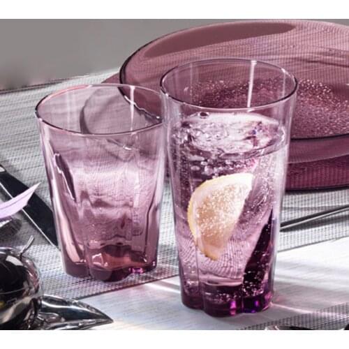 Multipurpose Lead-free Crystal Cups Colorful glass Tea cups Glass Beer Glass Wine Cup Bar Hotel Party wedding Drinking ware