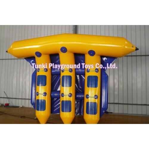 Inflatable towable flyfish boat