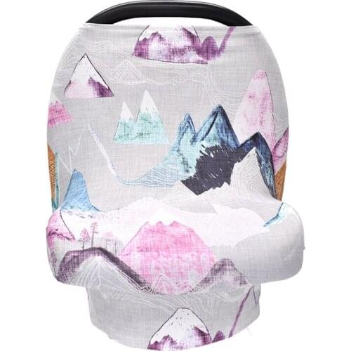 Nursing Cover for Baby Breastfeeding,Car Seat Canopy for Baby, Multi-Purpose Breathable Nursing Cover for Stroller