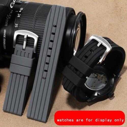 CICIDD New Style Silicone Strap 20 22 24mm Waterproof Bracelet For Tissot Mido Watch Chain Black Red Blue