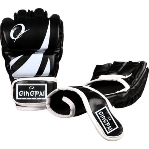 New Style Gym Men Women Bodybuilder MMA fitness glove Sandbags Boxing Non-slip Weightlifting Sports Training Half Finger glove