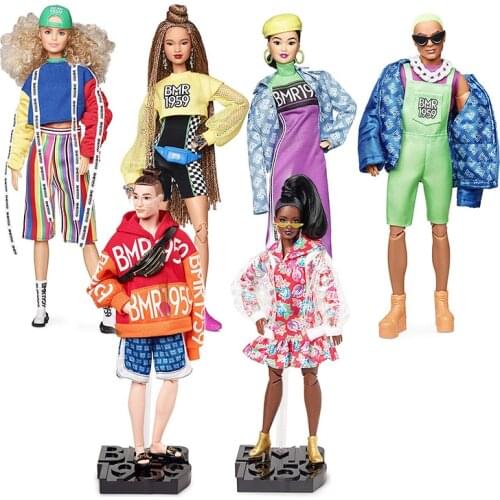 Original Barbie BMR1959 Fully Poseable Fashion Collector Doll 18 Joints Articulated Genuine Brand BMR 1959 Christmas Gifts Toys