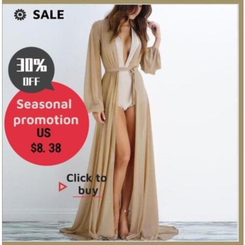 2021 Pareo Beach Cover Up Women Beach Dress Solid Bikini Cover Up Swimwear Women Robe De Plage Beach Wear Cardigan Bathing Suit