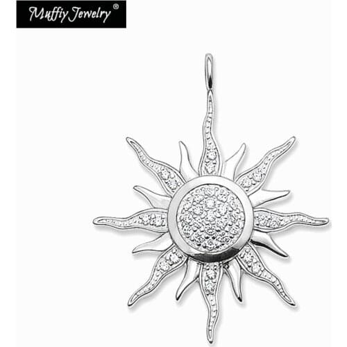 Sun Pendant,Europe Style Glam Fashion Good Jewerly For Women,2017 Ts Gift In 925 Sterling Silver & Zirconia,Super Deals