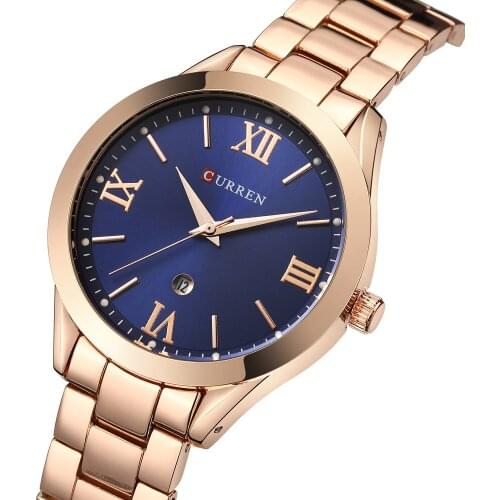 Hot Fashion Ladies Watches Top Brand Luxury Female Clock Rose Gold Stainless Steel Bracelet Quartz Watch Women Curren Watches