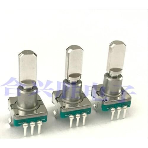 Rotary encoder with pressure switch EC11E09244AQ car navigation volume potentiometer 18 positioning 8 pulse shaft length 20MM