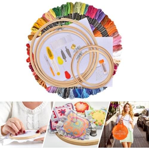 Magic DIY Embroidery Pen Knitting Sewing Tool Kit Punch Needle Set Plastic+Steel Home Decoration Ornaments