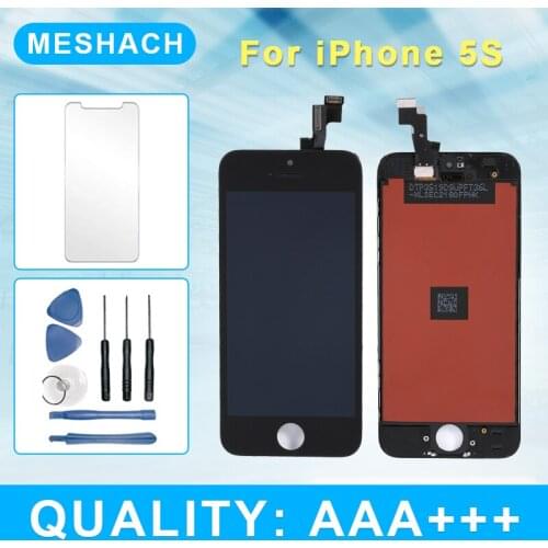 Lcds Parts Supplier Replacement Mobile Phone Lcd Display Touch Screen Digitizer For Iphone 5S 5se