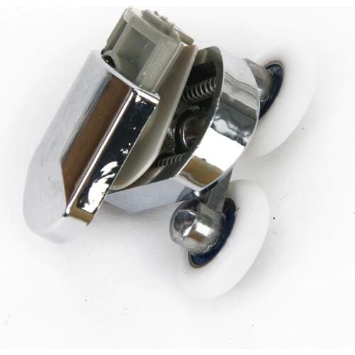 1 Pair Of Bathroom Shower Door Top & Bottom Rollers Runner Wheel Dia. 25mm