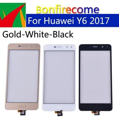 10Pcs\lot 5.0" Touchscreen For Huawei Y6 2017 MYA-L03 MYA-L23 L02 L22 Touch Screen Panel Sensor Digitizer For hauwei Nova Young