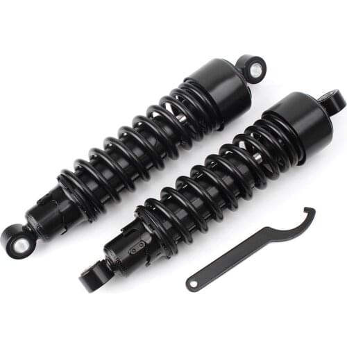 2Pcs 12'' 298mm Universal Motorcycle ATV Scooter Rear Shock Absorbers Suspension Cushion For Harley Davidson