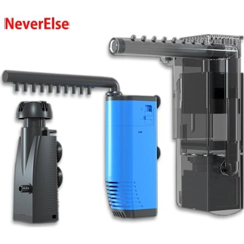 3 Style Aquarium Surface Oil Film Remover Fish Tank Water Protein Skimmer Filter Pump Rain Type Built-in Filter waterfall stream