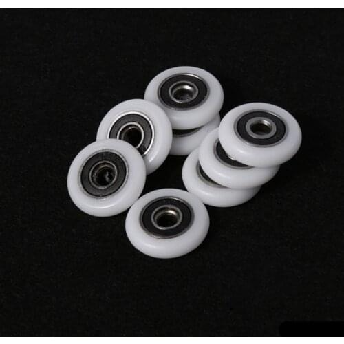 8 Pcs Bath cabinet roller wheel shower room accessories bearing roller wheel 23/25/27mm Drop Ship