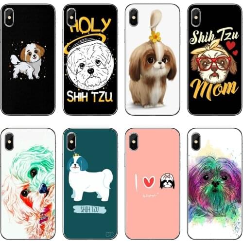 Cartoon Shih Tzu Dog Accessories Phone Case For Huawei Honor 20 10i 9X 10 Lite 8S 8C 8X 7C 7X 7A 6C Pro 6 6A 6X 5C V10