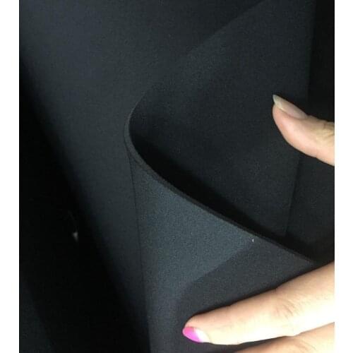 3.0MM thickness black SRB Neoprene fabrics Polyester fiber face material