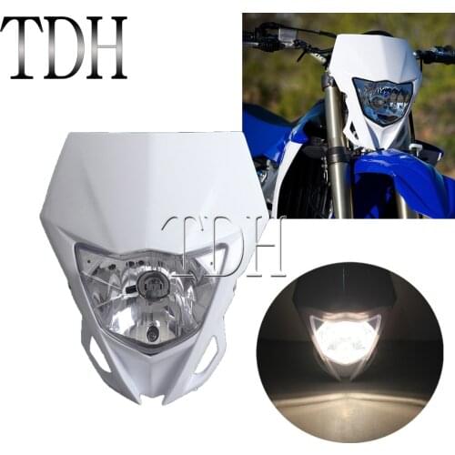 For Susuki Yamaha Kawasaki WR250F WR450F KLX KX YZ YZF 250 450 XC EXC SX MX Off Road Motocross 12V Front Light Headlight