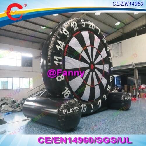 Giant inflatable dart game sports soccer foot dart game 5m 17ft pvc giant inflatable Soccer shooting dart board games