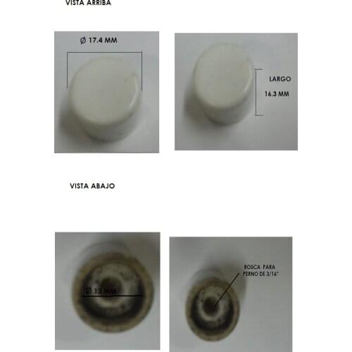 Ceramic protection with thread 3/16