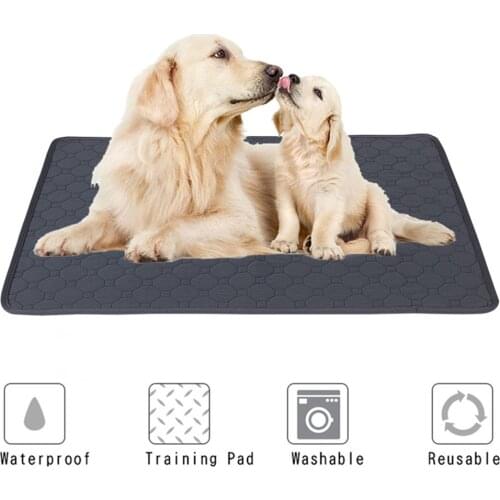 Washable Dog Pet Diaper Mat Waterproof Reusable Training Pad Urine Absorbent Environment Protect Diaper Mat Dog Car Seat Cover