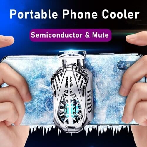 Tongdaytech Mobile Phone Cooler Mute Radiator Cooling Fan for Phone IPhone Xiaomi Samsung Portable Ventilador Movil Para Celular