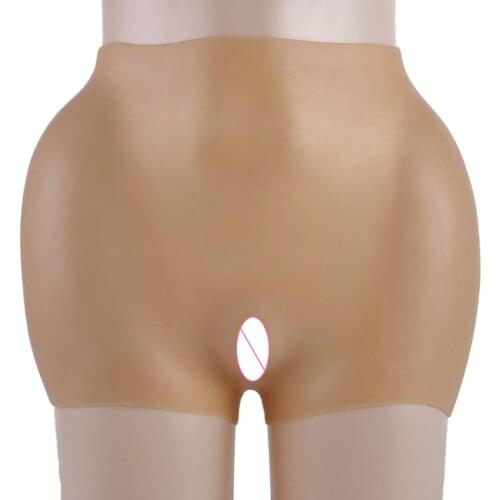ONEFENG M L Size Silicone Hip Pants Full Body Padded Buttock Enhancer Shaper Sexy Panty Fake Ass Push Up Crossdressing Underwear
