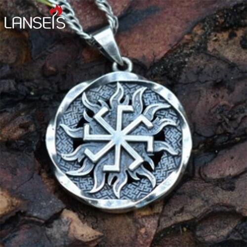 1pcs Slavic Amulet "Lucky Burdock". Ancient slavic talisman pendant jewelry pagan men necklace norse Occult Symbol Pendant