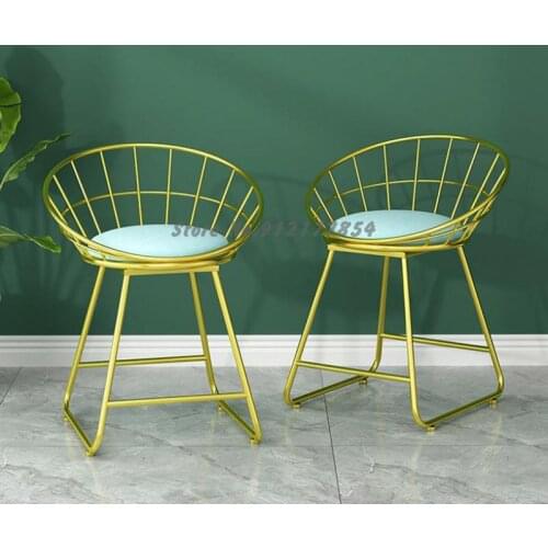 Net red ins makeup chair dressing table stool bedroom home modern simple economic chair nail chair