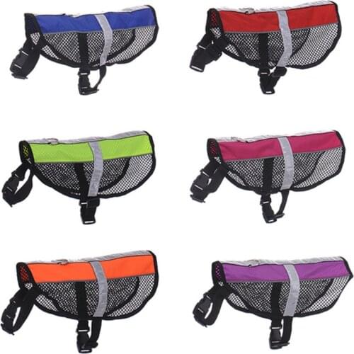 Reflective Breathable dog harness vest comfortable puppy pet dog vest harness adjustable mesh vest harness for dogs S M L size