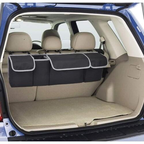Universal Car Trunk Organizer Adjustable SUV Backseat Storage Bag High Capacity Multi-use Oxford Automobile Seat Back Organizers