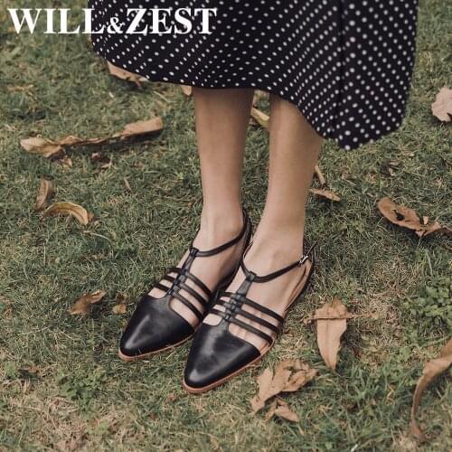 Will&Zest Flat Sandals Gladiators Footwear WomenS Summer Large Size Luxury Shoe Woman Designers Comfort Roman Fashion Open Heel