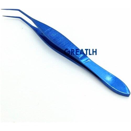 102mm Ophthalmic tweezer Titanium Forceps kelman-macpherson tying forcep Ophthalmic eye tool instrument