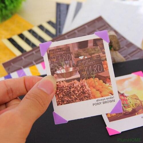 102 pcs/Sheet Colorful Album Sticker Decoration DIY Diary Photo Corner Craft Sticker