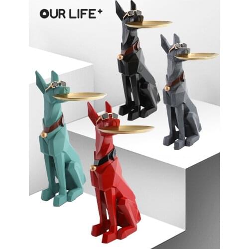 73cm 56cm Bluetooth audio Nordic living room dog elephant table speaker floor statue sculpture ornament home decor creative gift