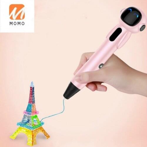 Wireless 3D 3D Printing Pen Toy 3D Childrens Low Temperature Magic Drawing Pen Consumables Multi-Functional Student Full Set
