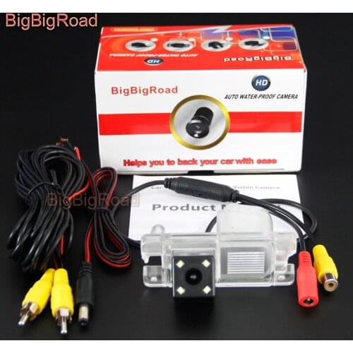 BigBigRoad Car Rear View Backup Camera For Mitsubishi Pajero Pinin TR4 iO America Version / L200 Triton 2015 Parking Camera