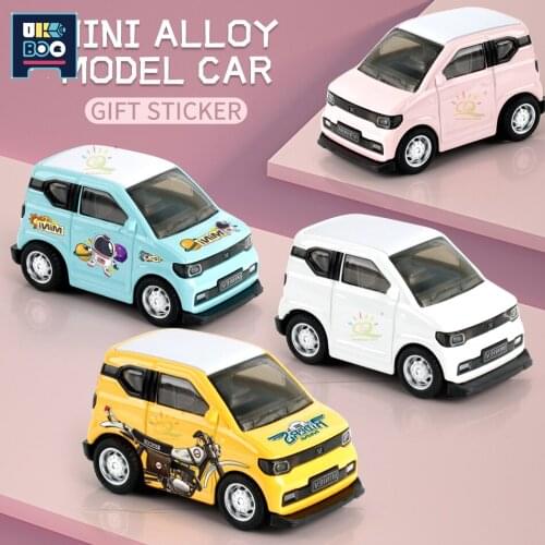 UKBOO Childrens Bidirectional City Mini Alloy Car Pull Back Diecast Kids Metal Action Model Cars Educational Toy For Boy Gifts